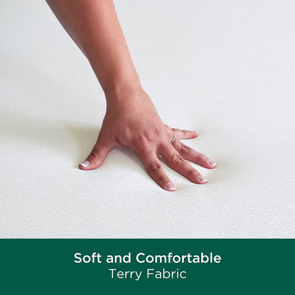 Allerease King Clean Boost Waterproof Fitted Mattress Protector:
