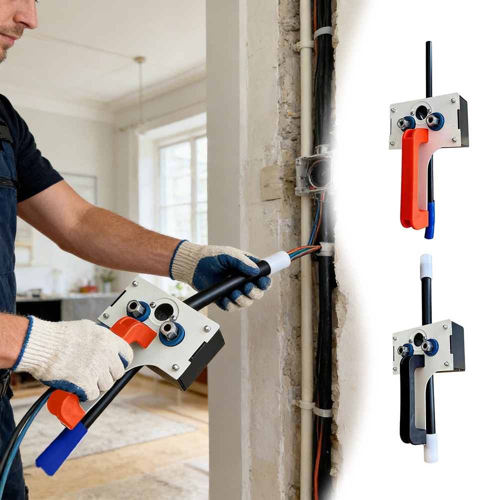 Efficient Cable Pulling Tool, Wire Puller for Easy Wiring, Fish Tape Wire Puller