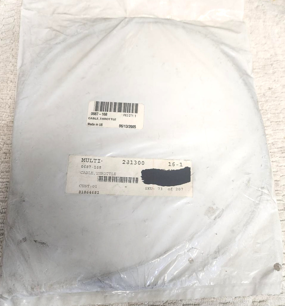 Arctic Cat 0687-168 Throttle Cable, NOS