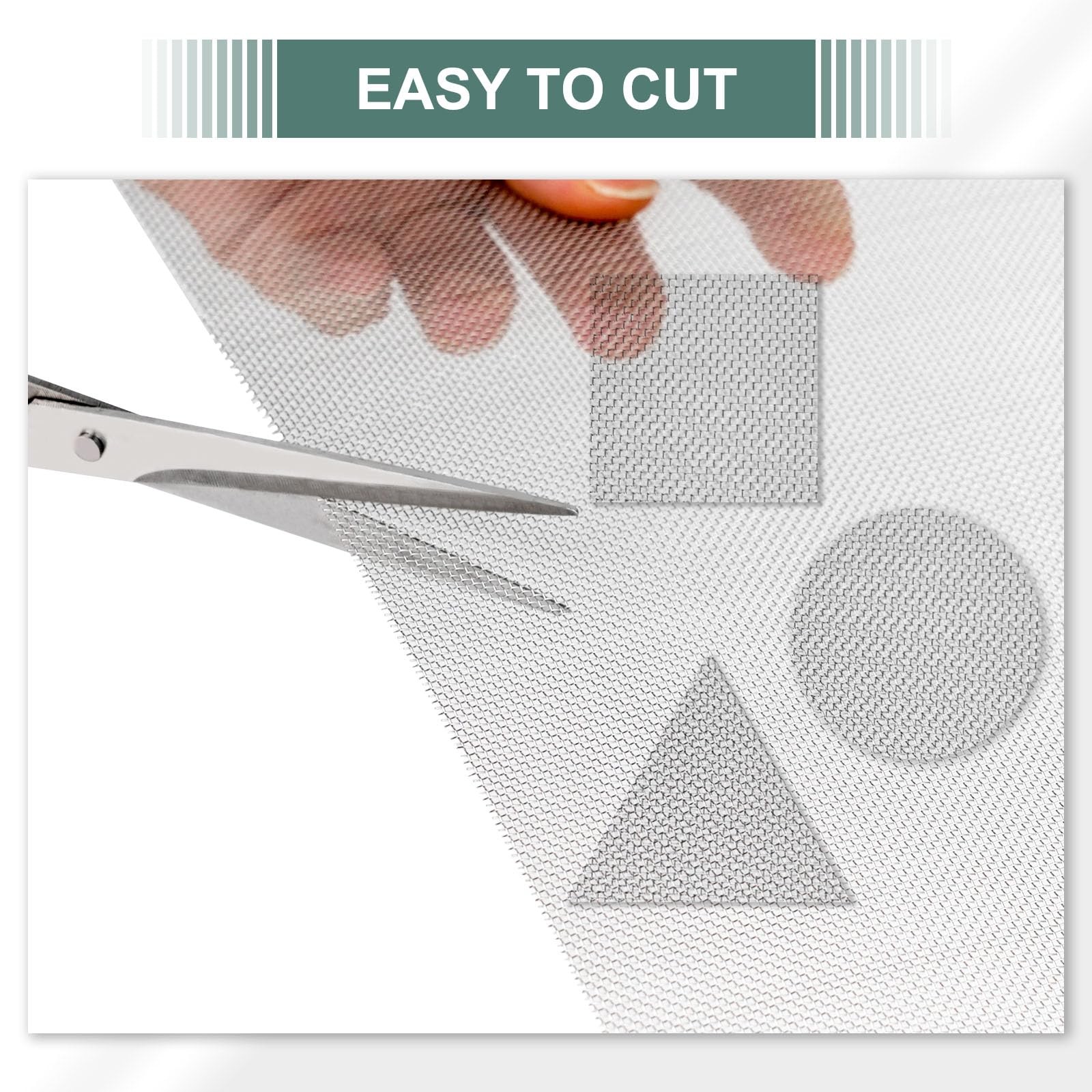 Stainless Steel Woven Wire Mesh (filter grading sheet) Metal Silk to Heavy Gauze