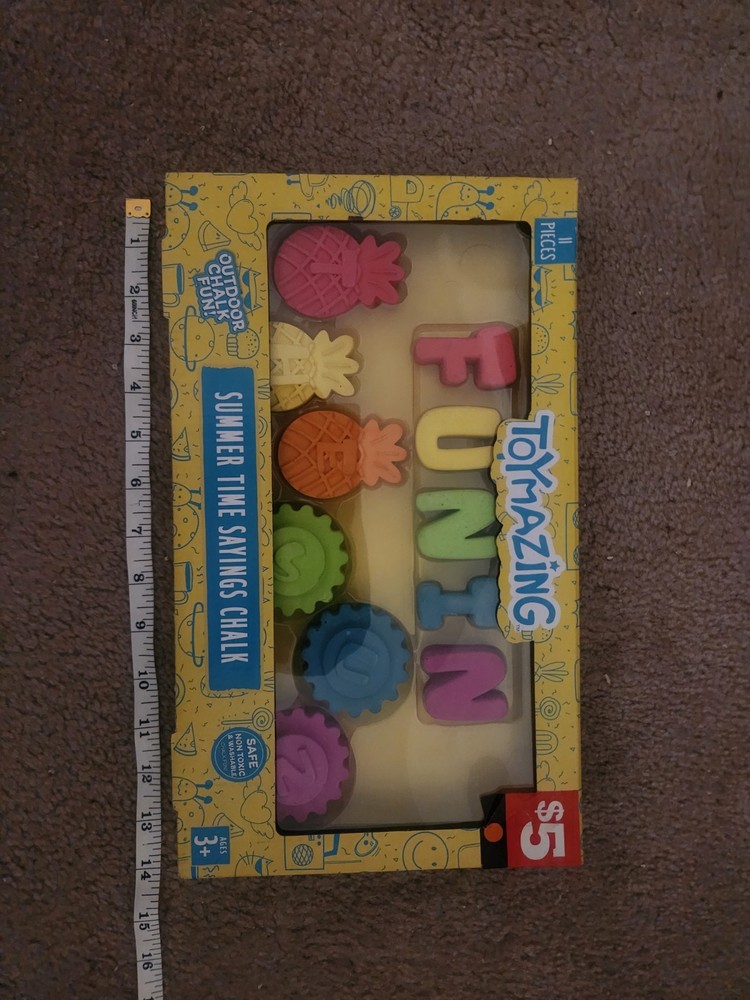 Toymazing sidewalk chalk 4 pack