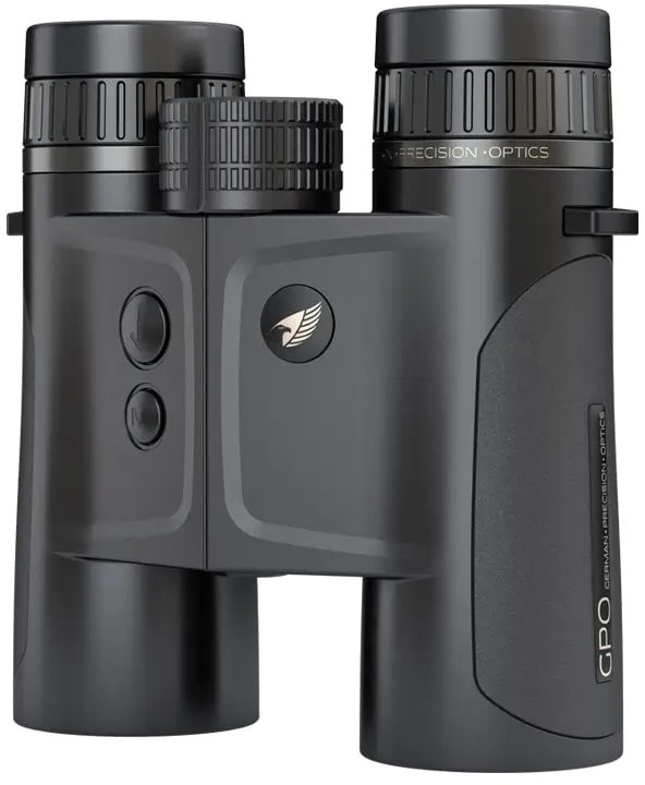 German Precision Optics RangeGuide 10x40mm Binocular Rangefinder, Black, BX731