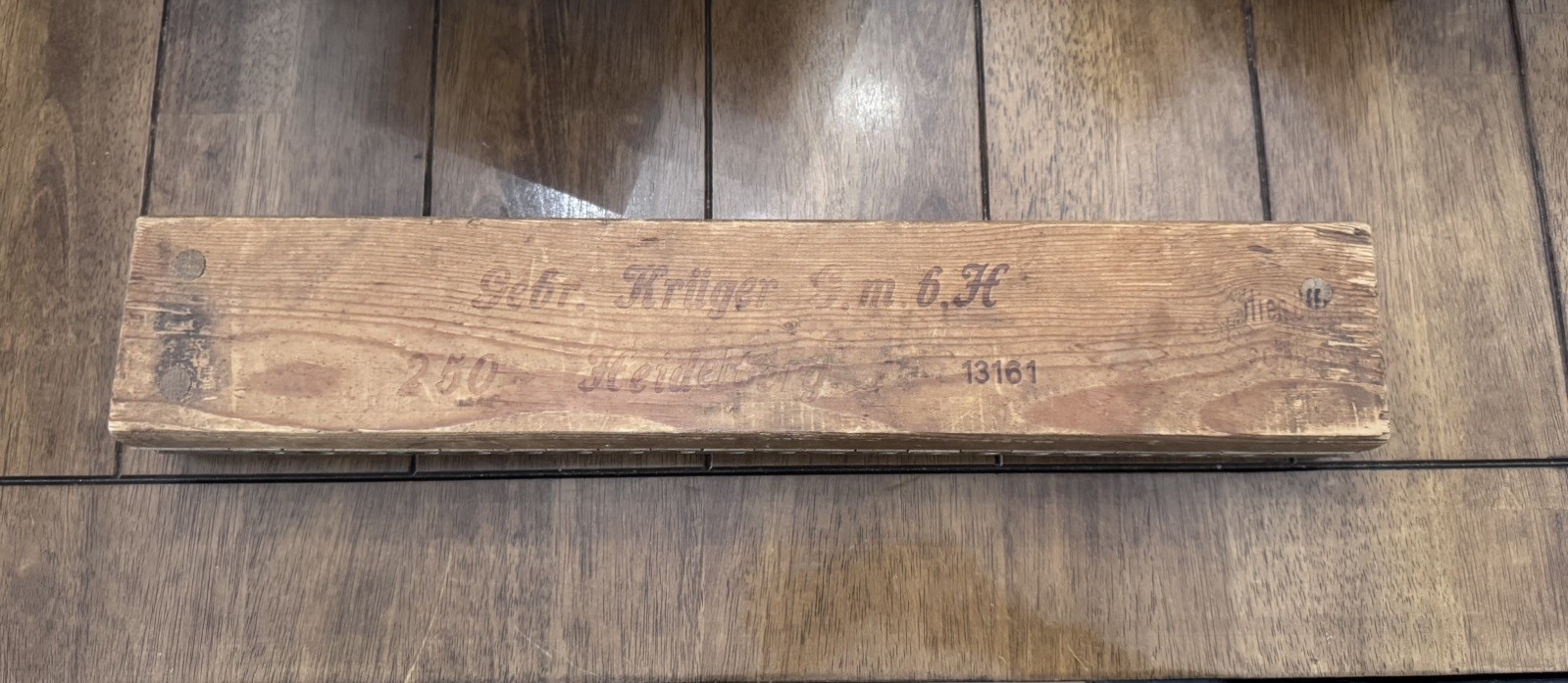 Antique/vintage German wooden cigar press (Gber. kruger gm 6h) 20 slot