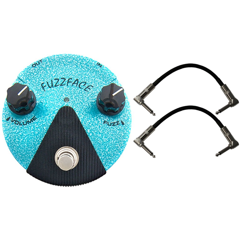 Dunlop FFM3 JIMI HENDRIX FUZZ FACE MINI Pedal w/ Patch Cables