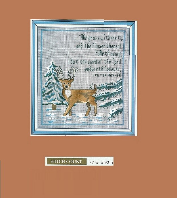 THE GRASS WITHERETH...  -  CROSS STITCH PATTERN ONLY  HM - EYUV