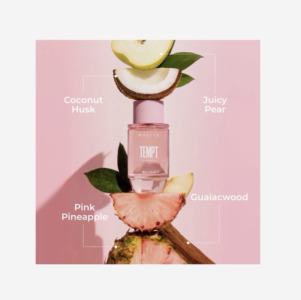 NEW! MAELYS TEMPT Eau de Toilette 100 ml / 3.4 fl oz NEW RELEASE