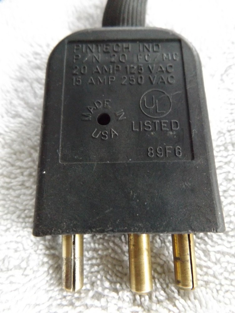 Pintech Stage Pin Grounded Two-fer 18" Cable USA