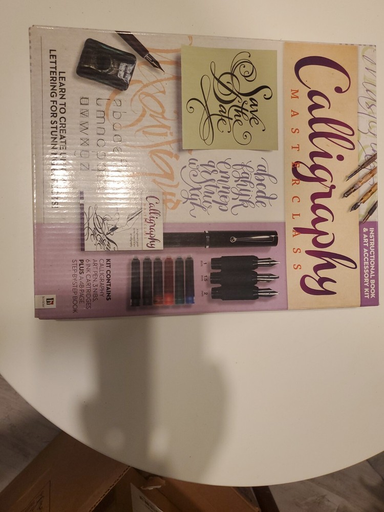 Calligraphy Masterclass Project Book And Art Accessory Kit