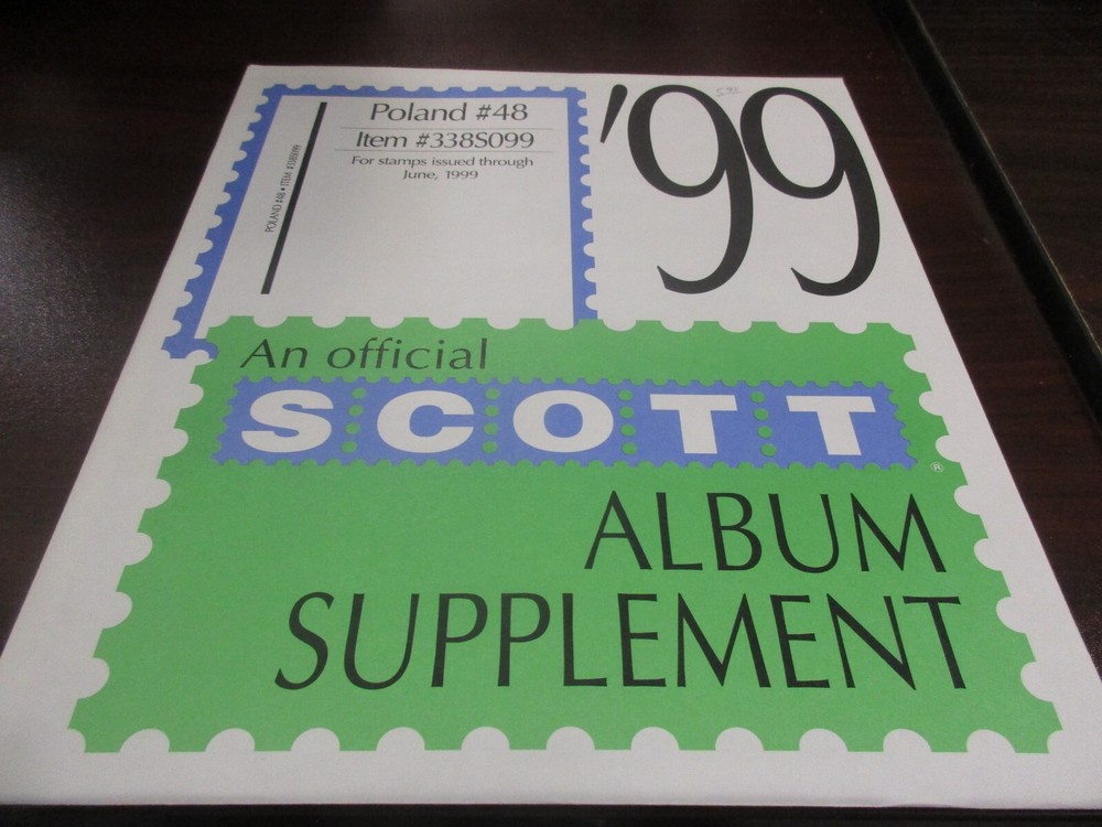 "SCOTT" POLAND #48  ALBUM  SUPPLEMENT  W/FREE SHIPPING!!