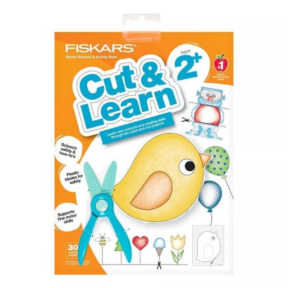 Ages 2+ Cut and Learn Activity Book