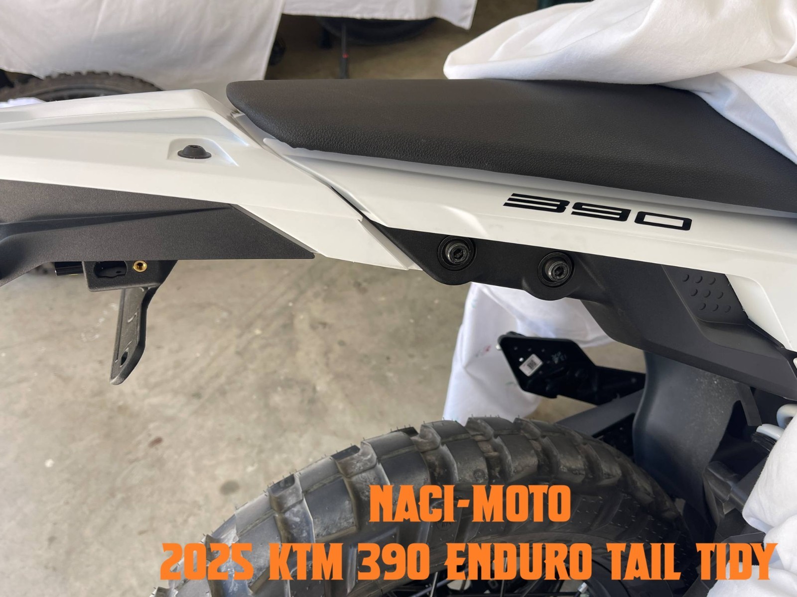Naci-Moto 2025 KTM 390 V1 SMC R Tail Tidy