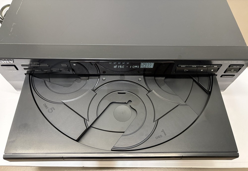 Sony CDP-C345 5 Disc Carousel CD Compact Disc Changer