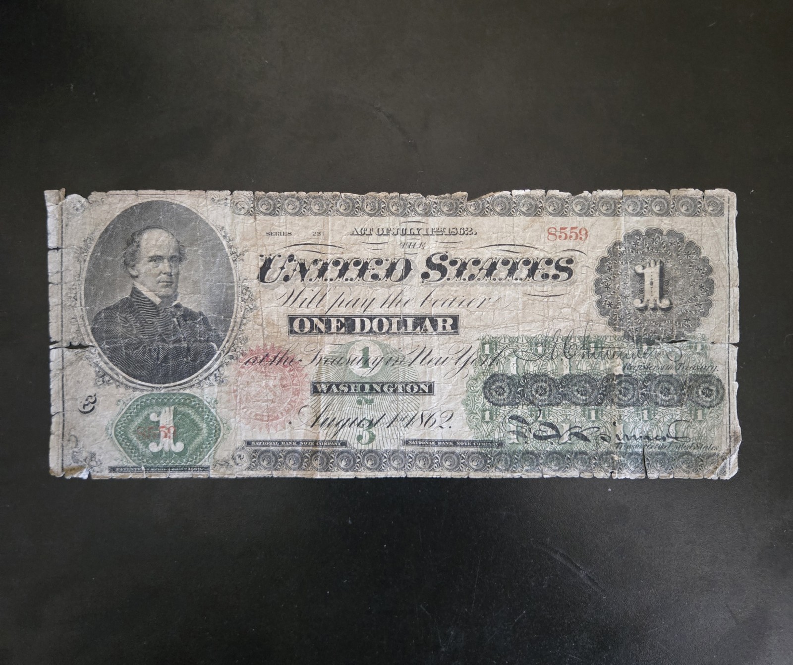 1862 $1 Legal Tender Note