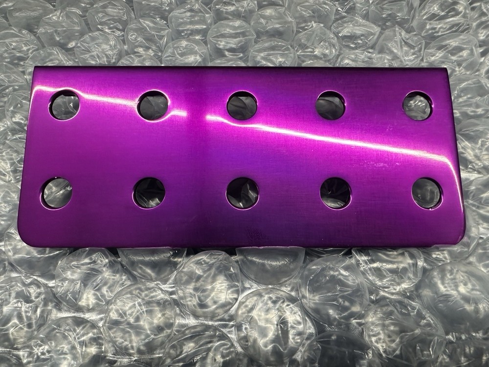 LOWRIDER HYDRAULICS 10 HOLE SWITCH DASH PANEL ANODIZED VIOLET  NOS prohopper