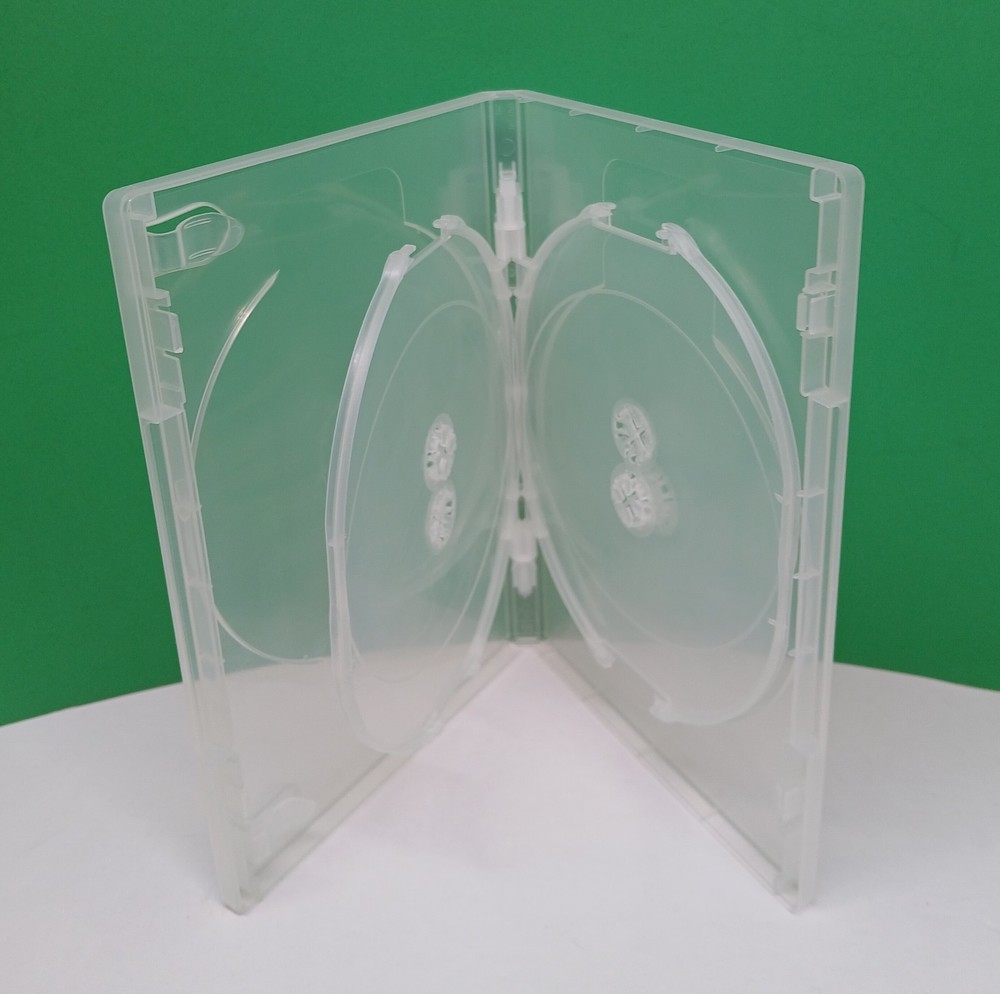 One Transparent 5 Disc DVD , Replacement Case