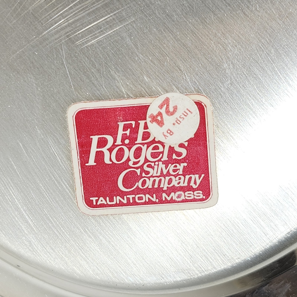 Vintagr Rogers Silverplate Creamer Sugar Serving Tray Home Decor