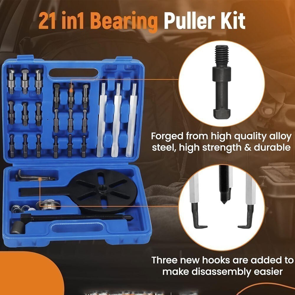 Bearing Disassembly Puller Inner Hole Puller Removal Tool Three-jaw Puller Kit U