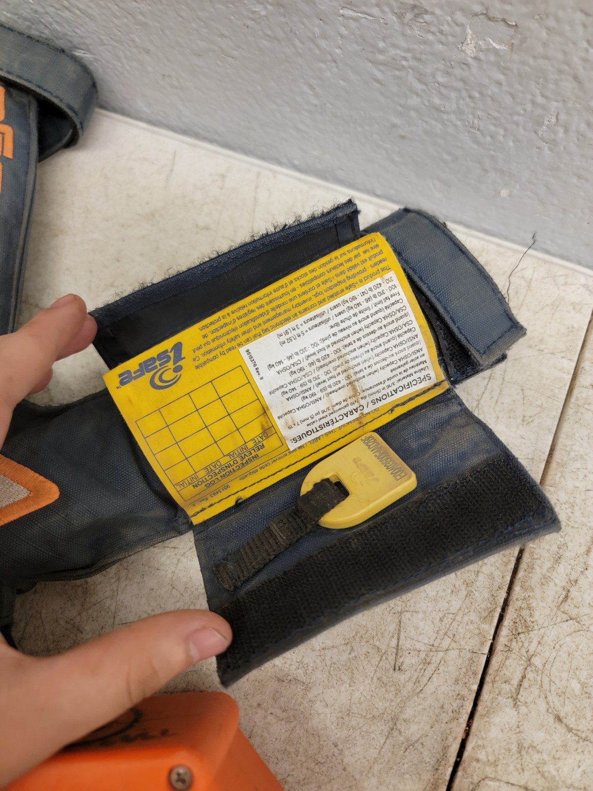 3M DBI SALA NANO-LOK 8' EDGE 3500231 DUAL LEG SELF RETRACTING LIFELINE LANYARD👁