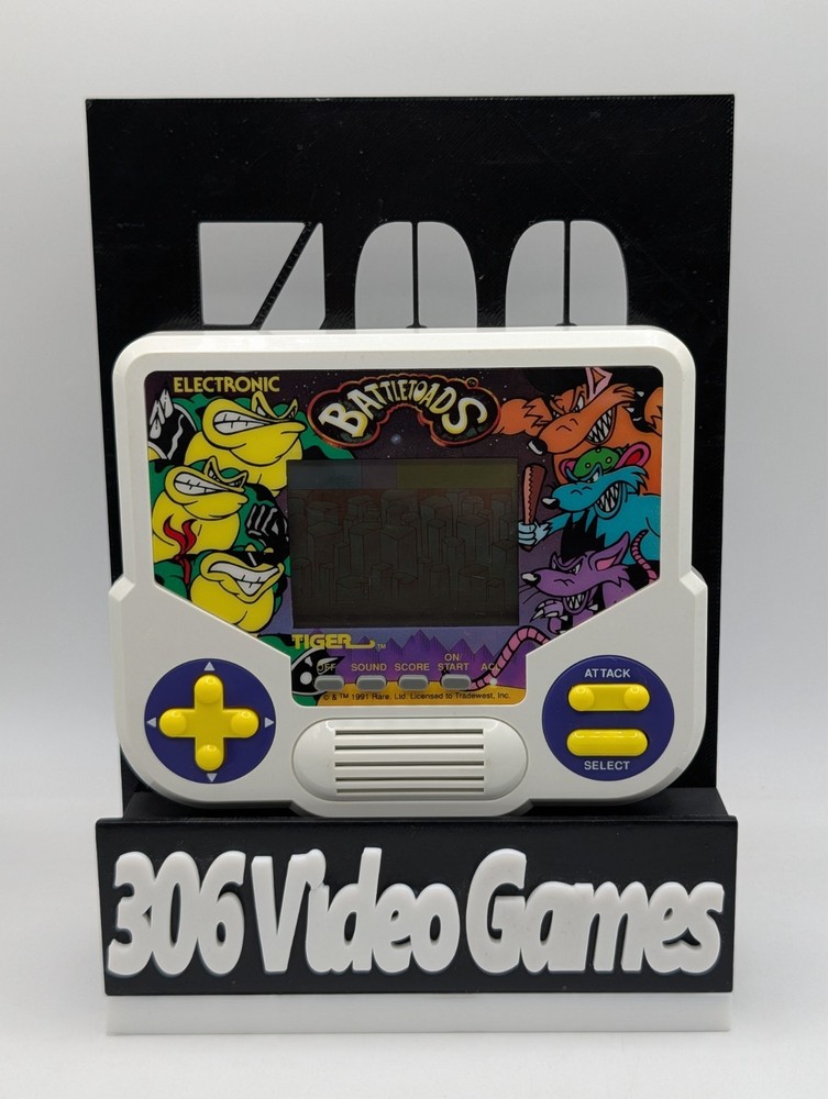 Battletoads 1988 Tiger Electronics Handheld Game Tested Working Rare