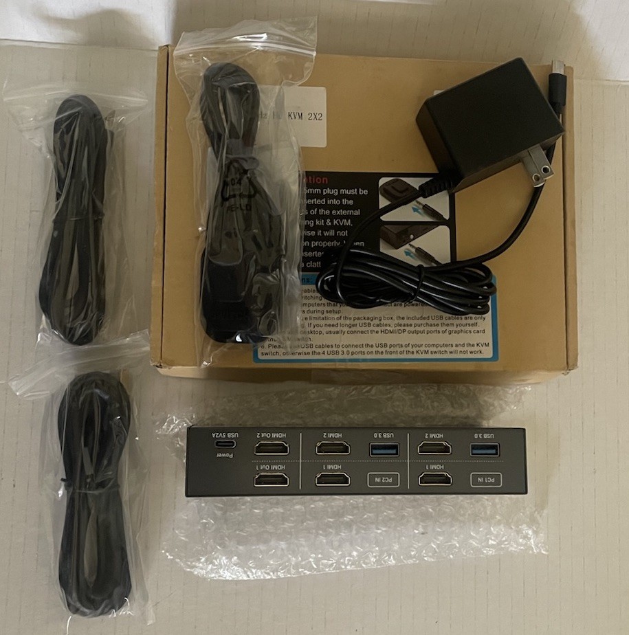 4K HDMI KVM Switch