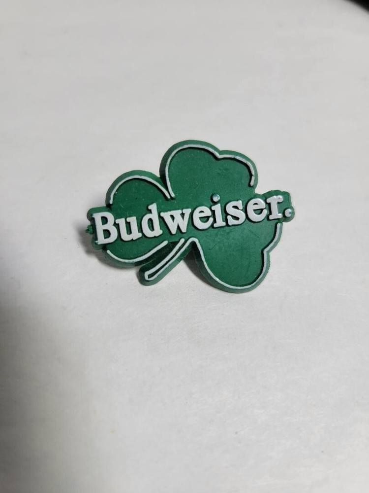 Budweiser Clover Lapel Pin Green
