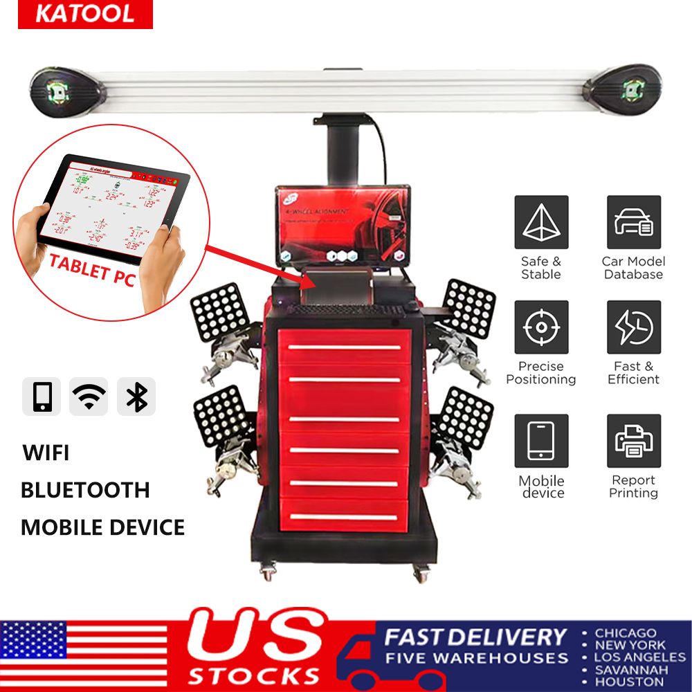 3D Wheel Alignment Machine Wheel Aligner Android System Cloud Service TV Tablet