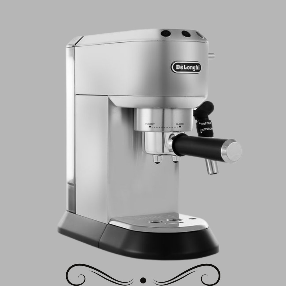 Delonghi Dedica Automatic Espresso Cappuccino Maker EC685M (Metallic)