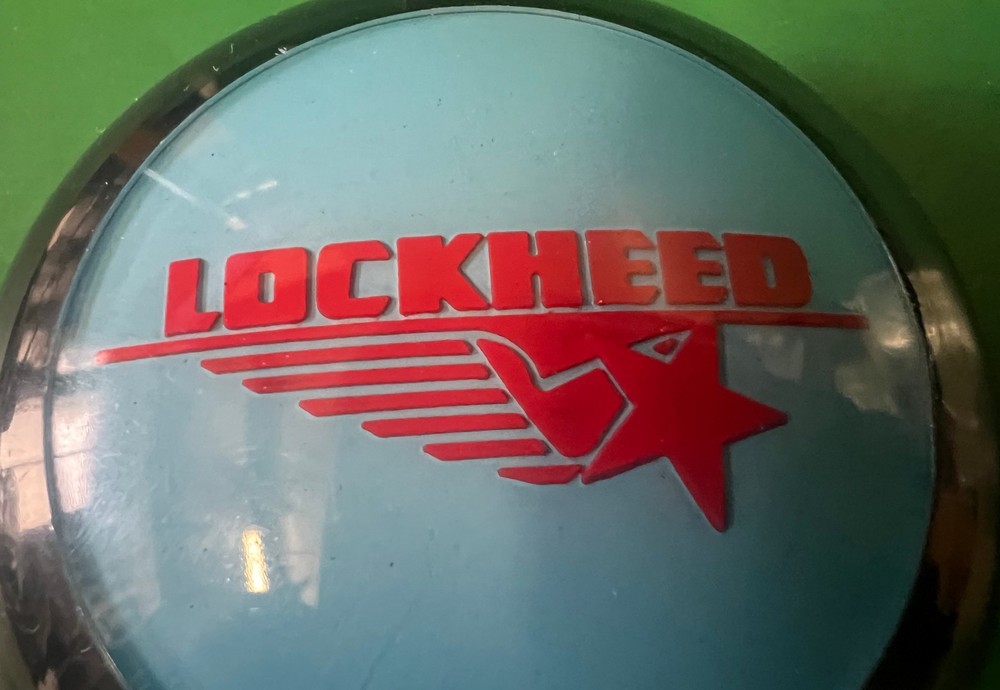 LOCKHEED AIRCRAFT CONTROL WHEEL CENTER CAP