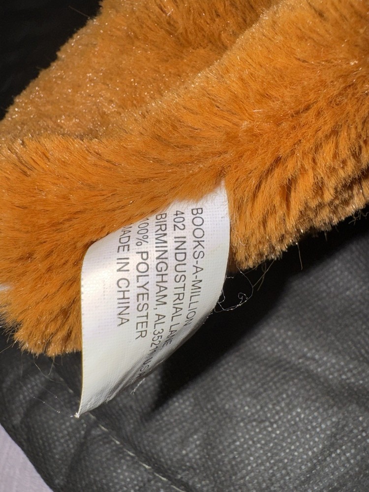 Books A Million Brown Monkey Plush Hand Puppet