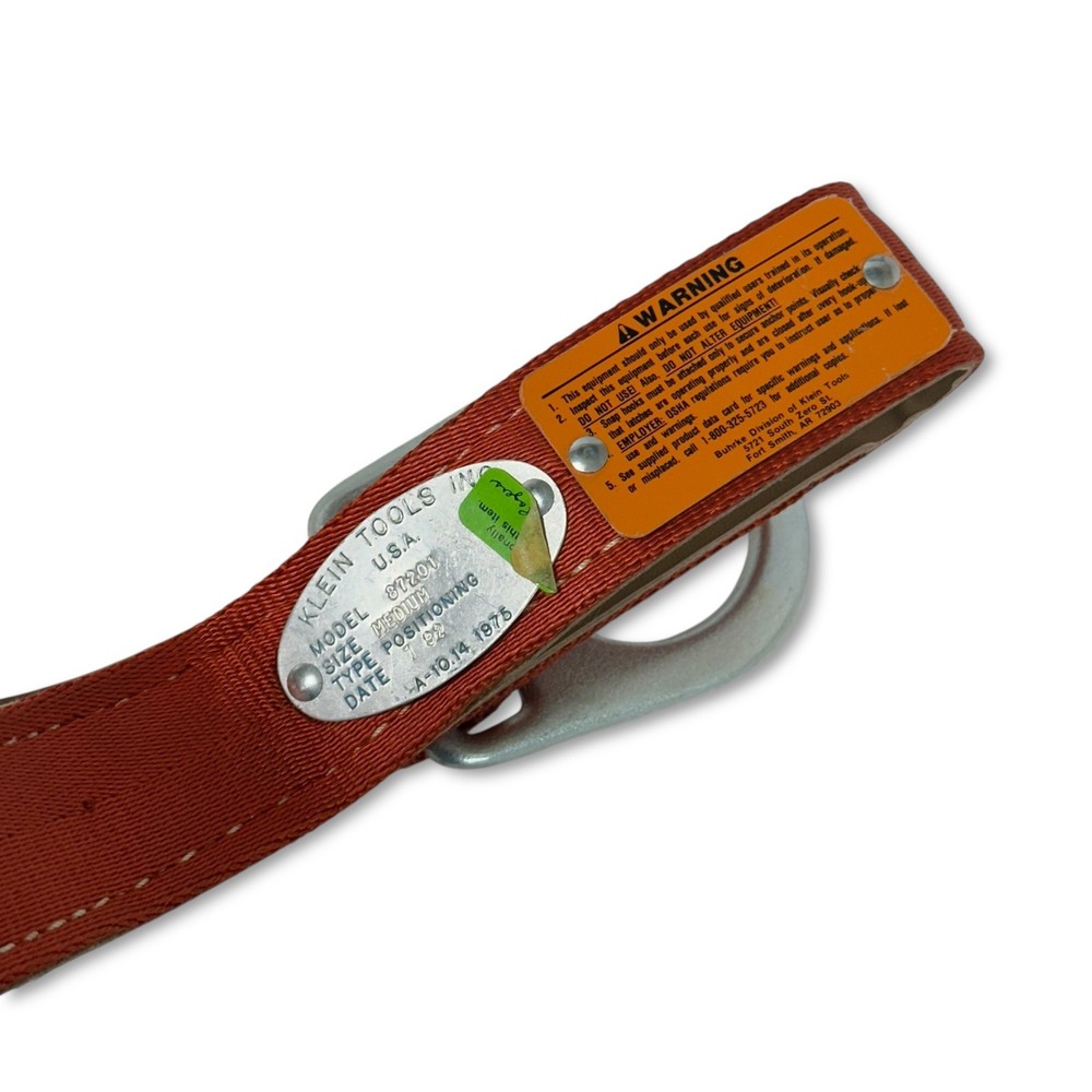 Klein Tools Model 87201 Safety Positioning Belt Medium