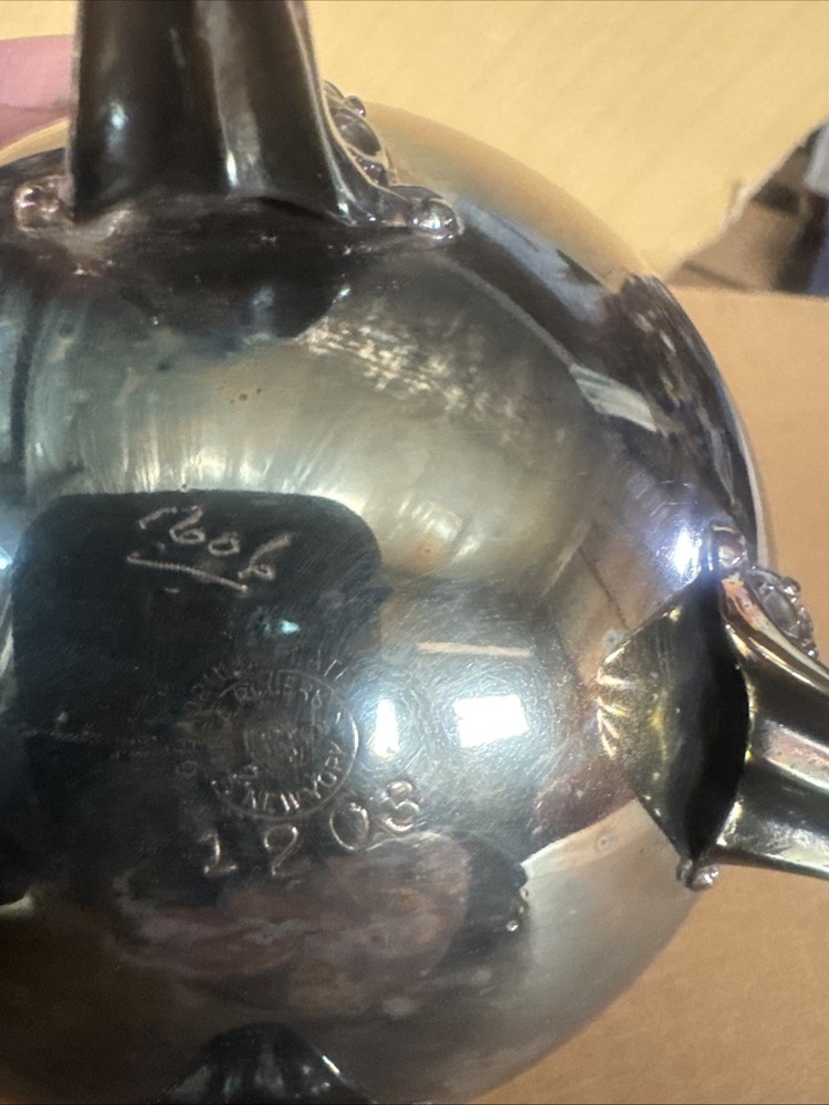 Antique Silver Plated Coffe Cream/tea Set