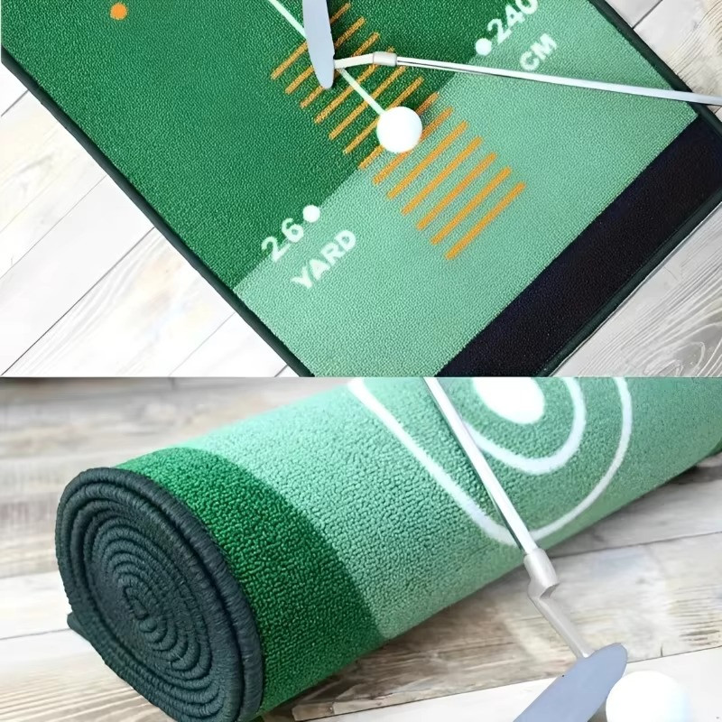 Portable Pro Golf Putting Mat Trainer