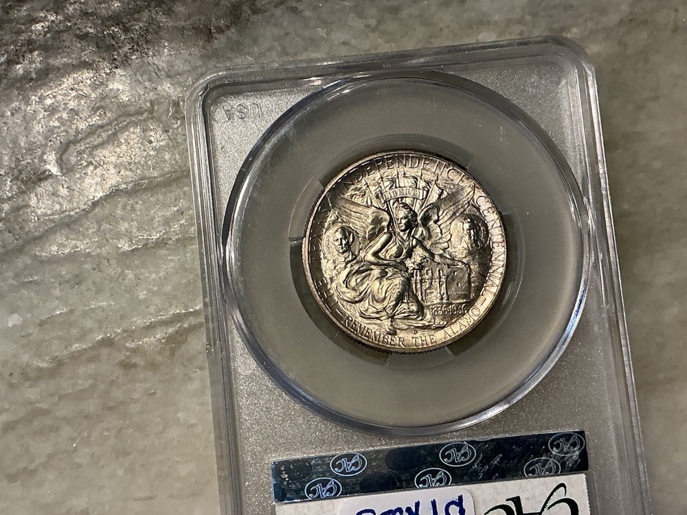 1935-D Texas Silver Commemorative Half Dollar MS66 CAC