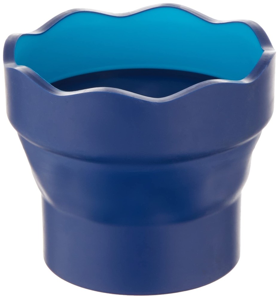 Foldable Blue Drinking Cup for Easy Storage 1 Count Water Container