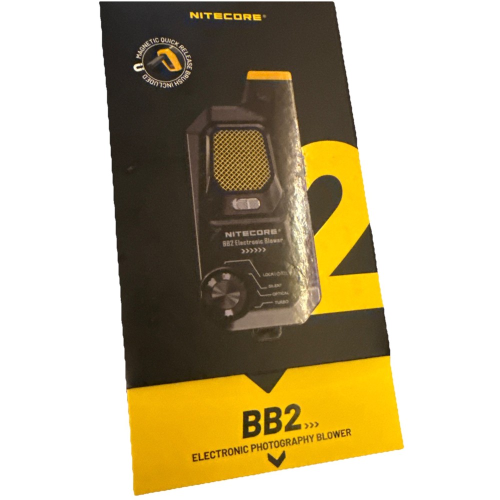 Nitecore BB2 Rechargeable Air Duster for Cameras Electronics Cleaning Air Blower