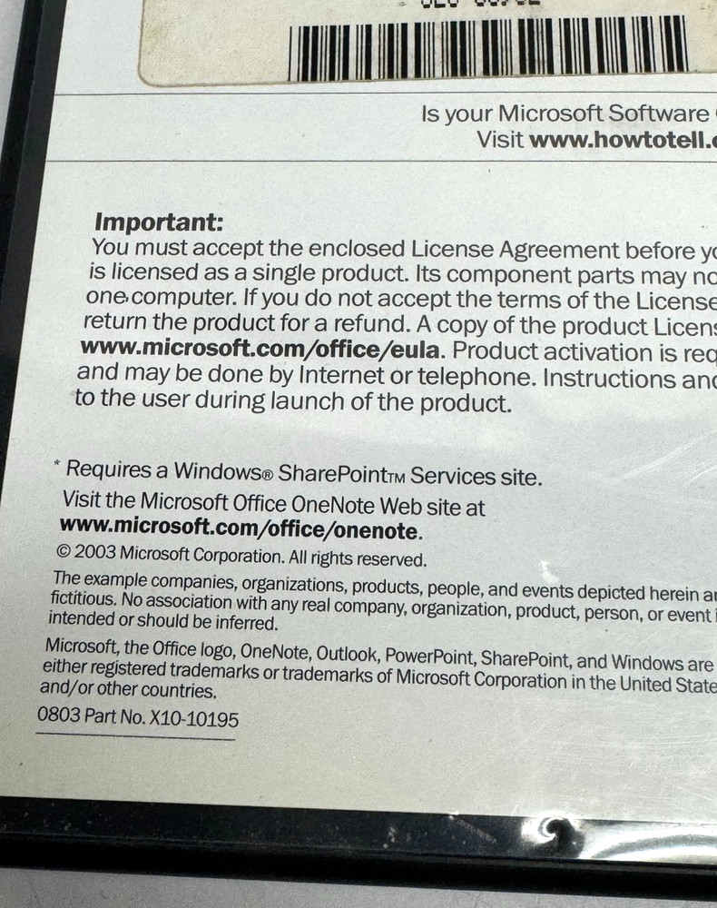Microsoft Office: OneNote 2003 - Full Version for Windows