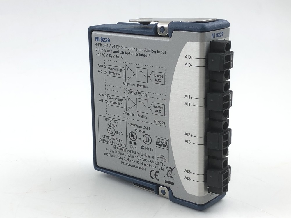 National Instruments NI 9229 cDAQ Analog Input Module, Simultaneous Sampling !