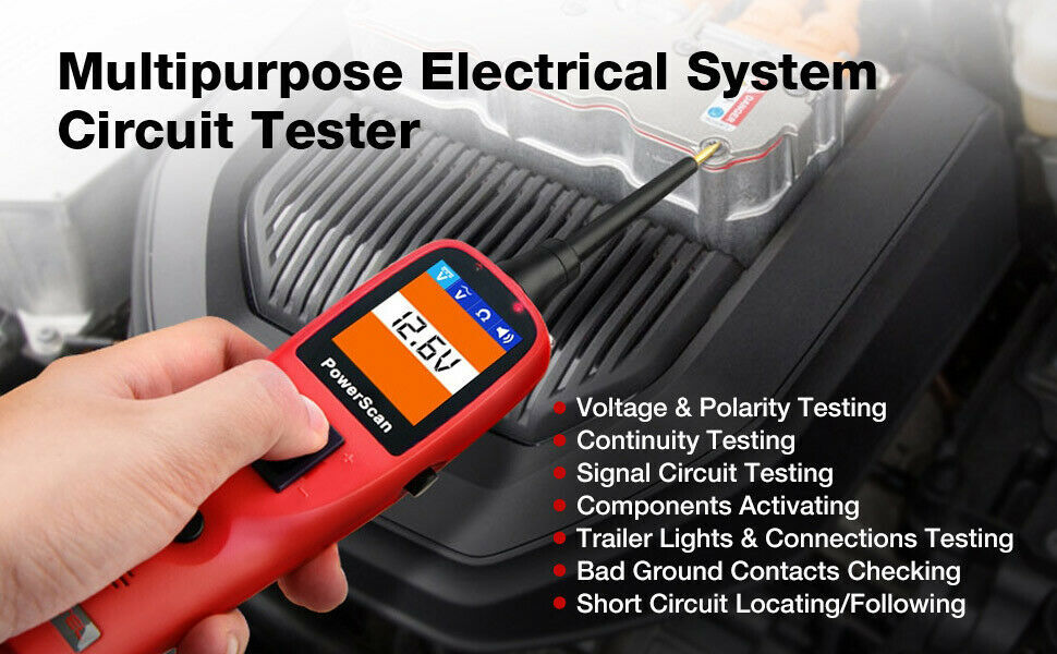 Autel PowerScan PS100 Car Electrical System Diagnosis Tool Power Probe AVO Meter