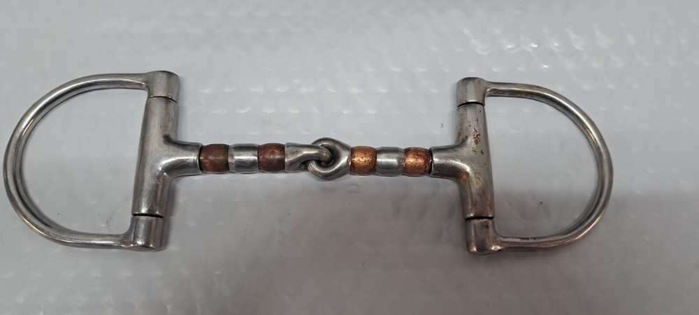 Egg Butt Snaffle Bit Horse Riding with Copper Roller