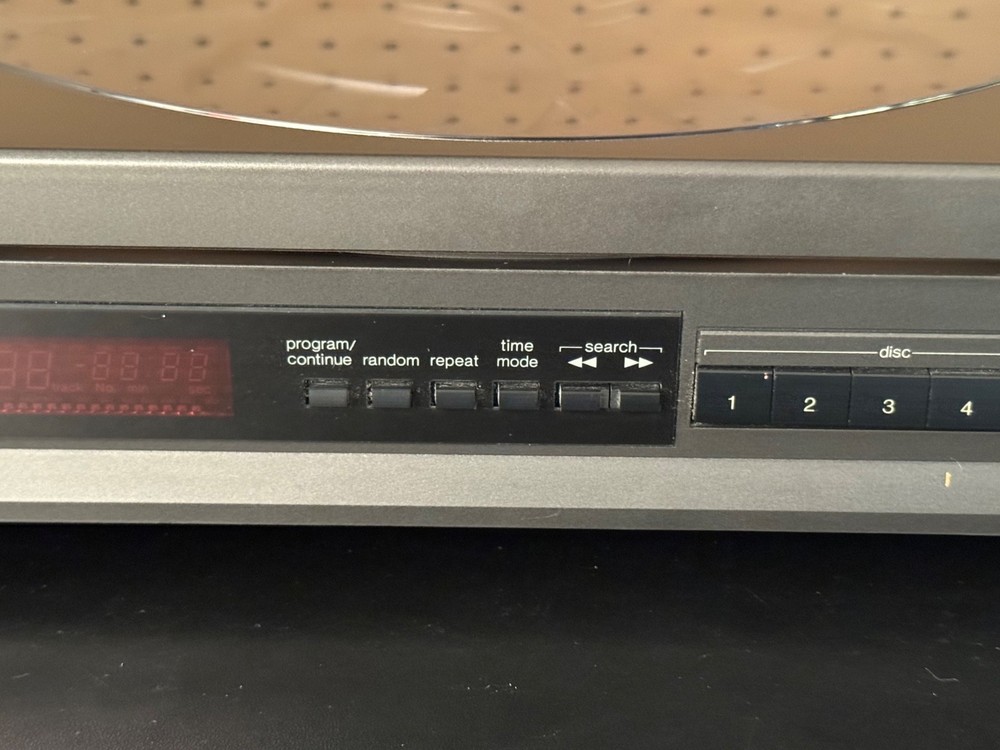 Technics SL-PC10 Multi Compact Disc Player 5 Disc Changer Tested Good