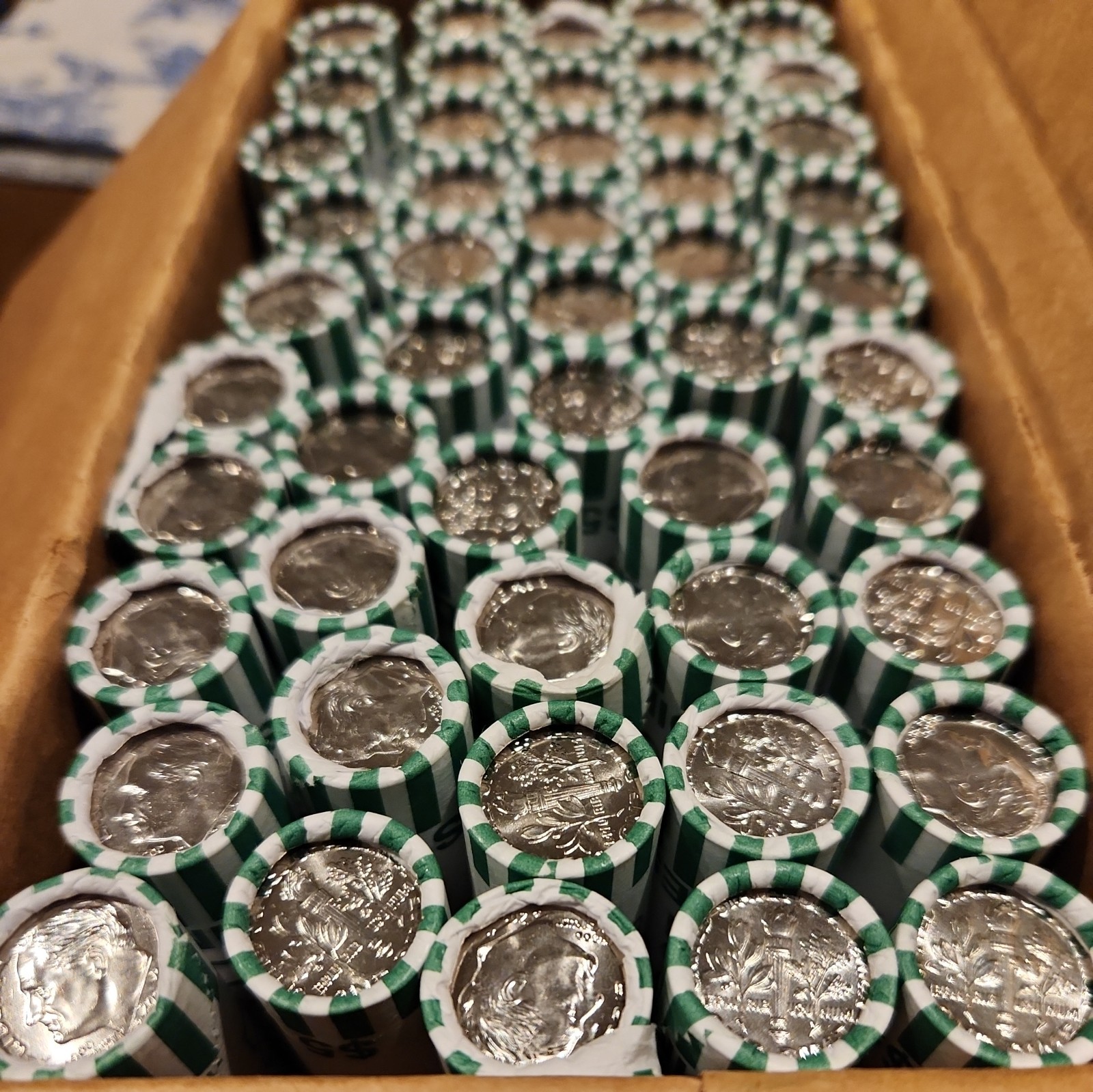 2025 P Uncirculated Roosevelt DIME ROLL Fresh From The Mint!! Free Shipping