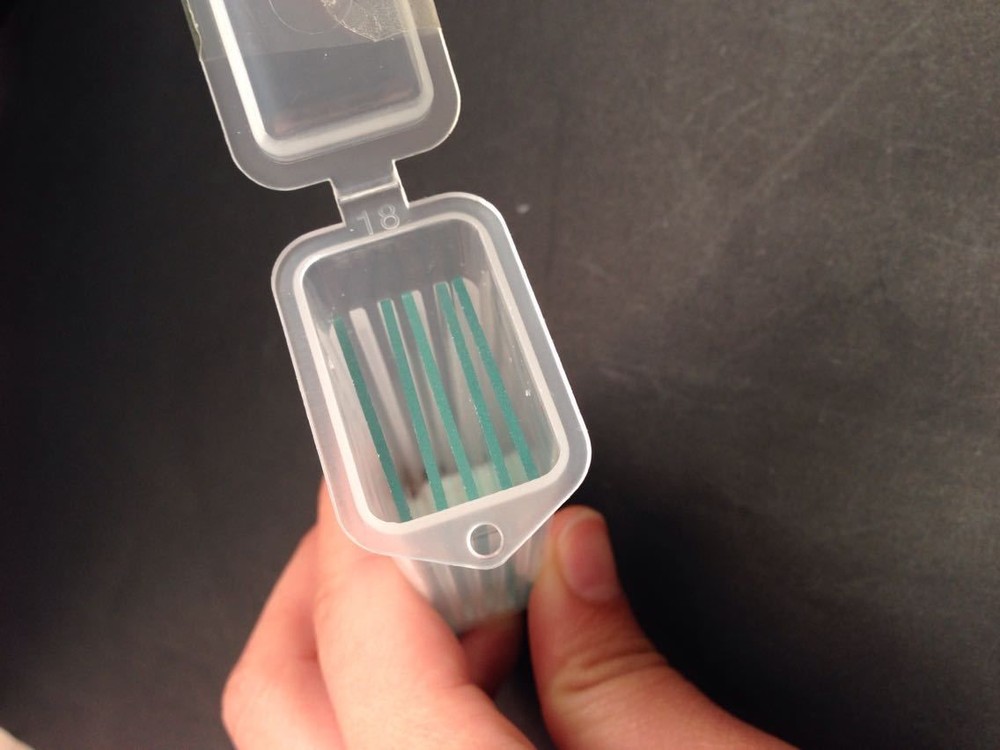 5pcs Reusable Laboratorial Single Concave Liquid Blank Microscope Glass Slides