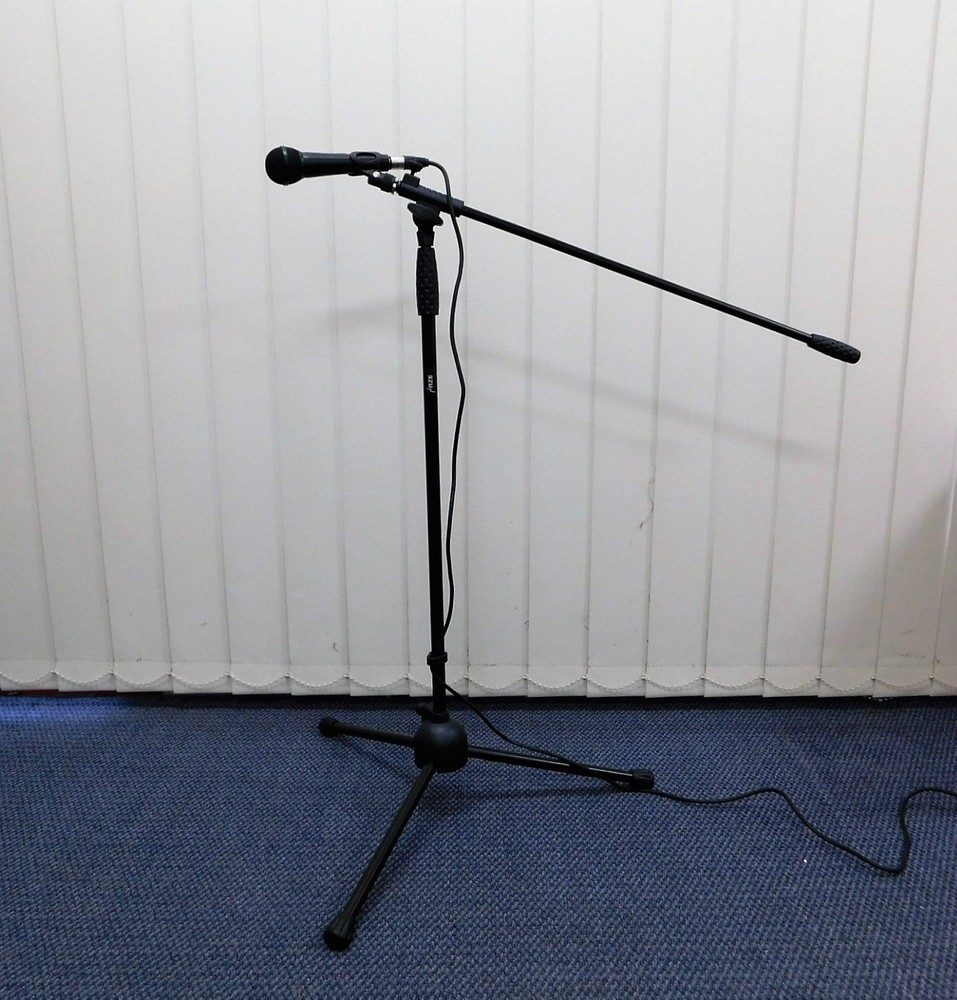 Haze MS-1 Dynamic Microphone + Boom Stand + Cable + Clasp - FULL KIT +Carry Bag