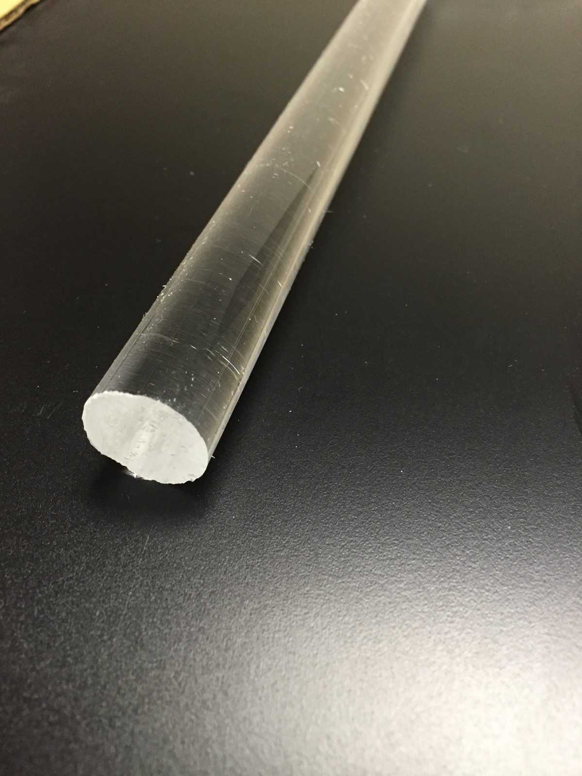 Clear Acrylic Rod 3/4" x 18" (1 Pack) Plexiglass Lucite Plastic (0.75" dia.)