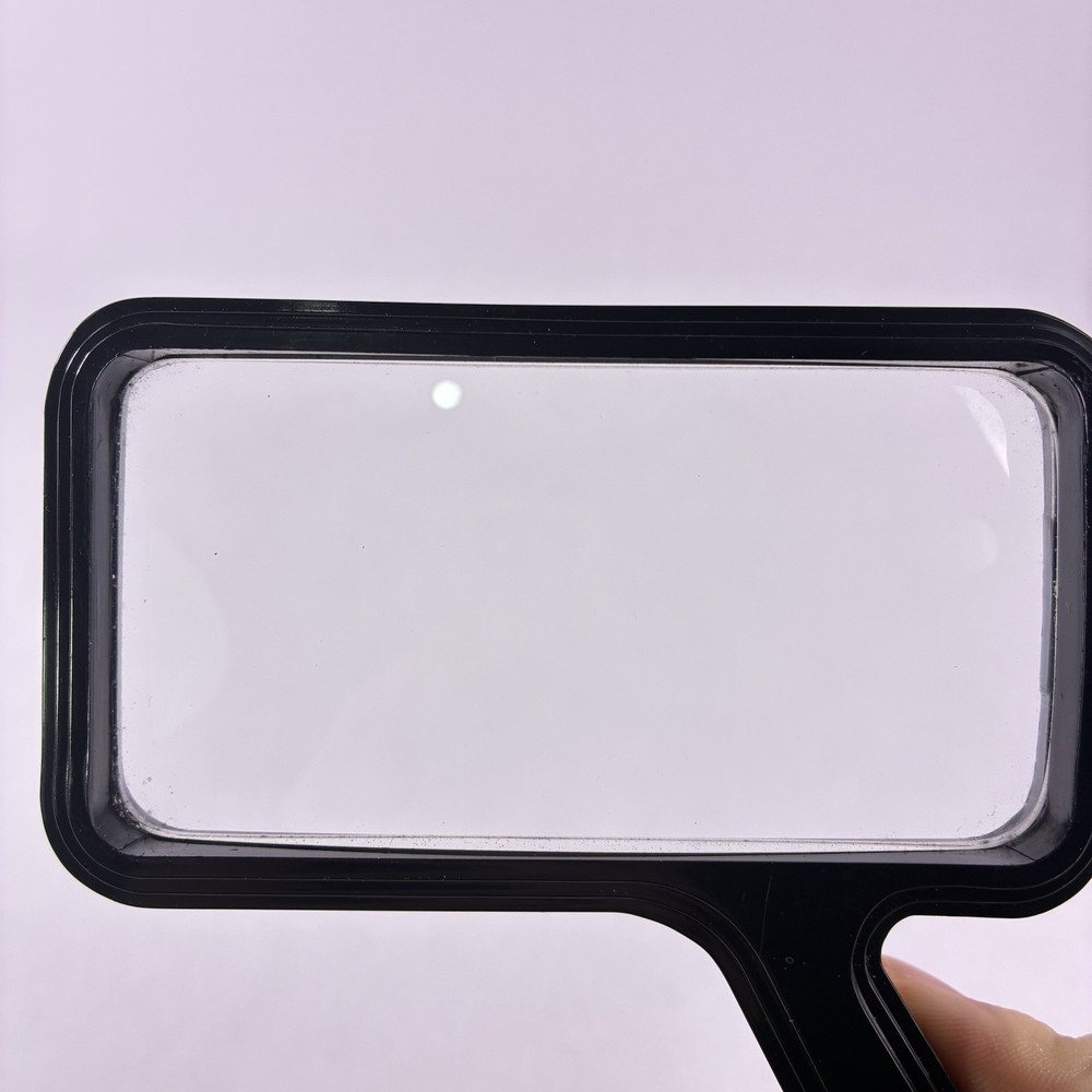 Vtg Bausch & Lomb Rectangular Reader Magnifying Reading Glass w/ Original Box