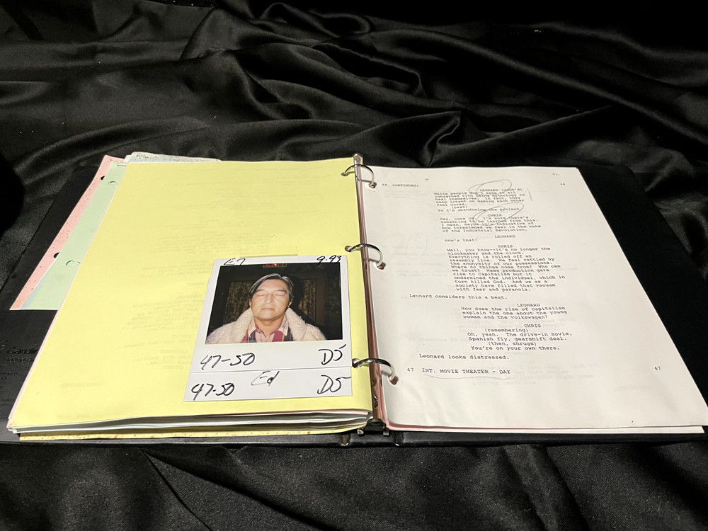 Northern Exposure Script with Cast Polaroids - Rosebud