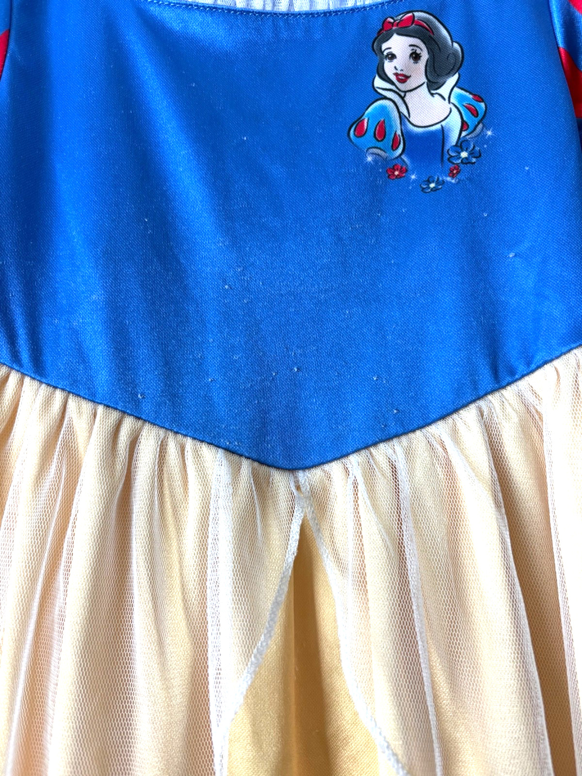 Disney Princess Snow White Dress-Up Costume Dress Girl Size 4T Colorful