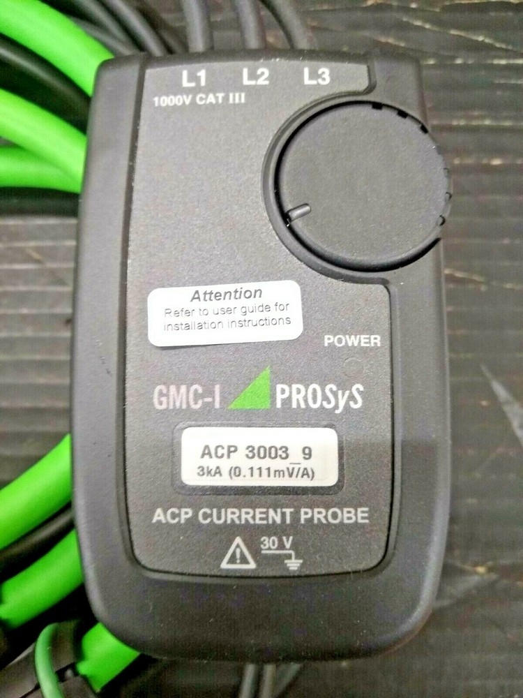 New, GMC-I Prosys, ACP 3003_9, Current Probe & Clamp