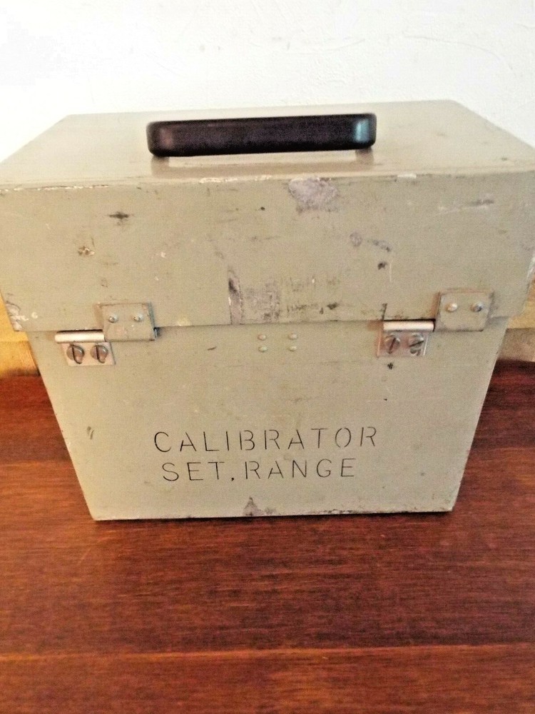 RANGE CALIBRATOR SET STORAGE *BOX ONLY* with INSTRUCTIONS for PL7630453GI