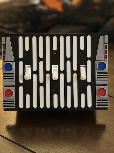 Star Wars Inspired Light Switch Cover Plates